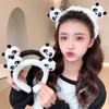 Furry Plush Headband Kawaii Makeup Headwear Exquisite Panda Hair Hoop  Wash Face