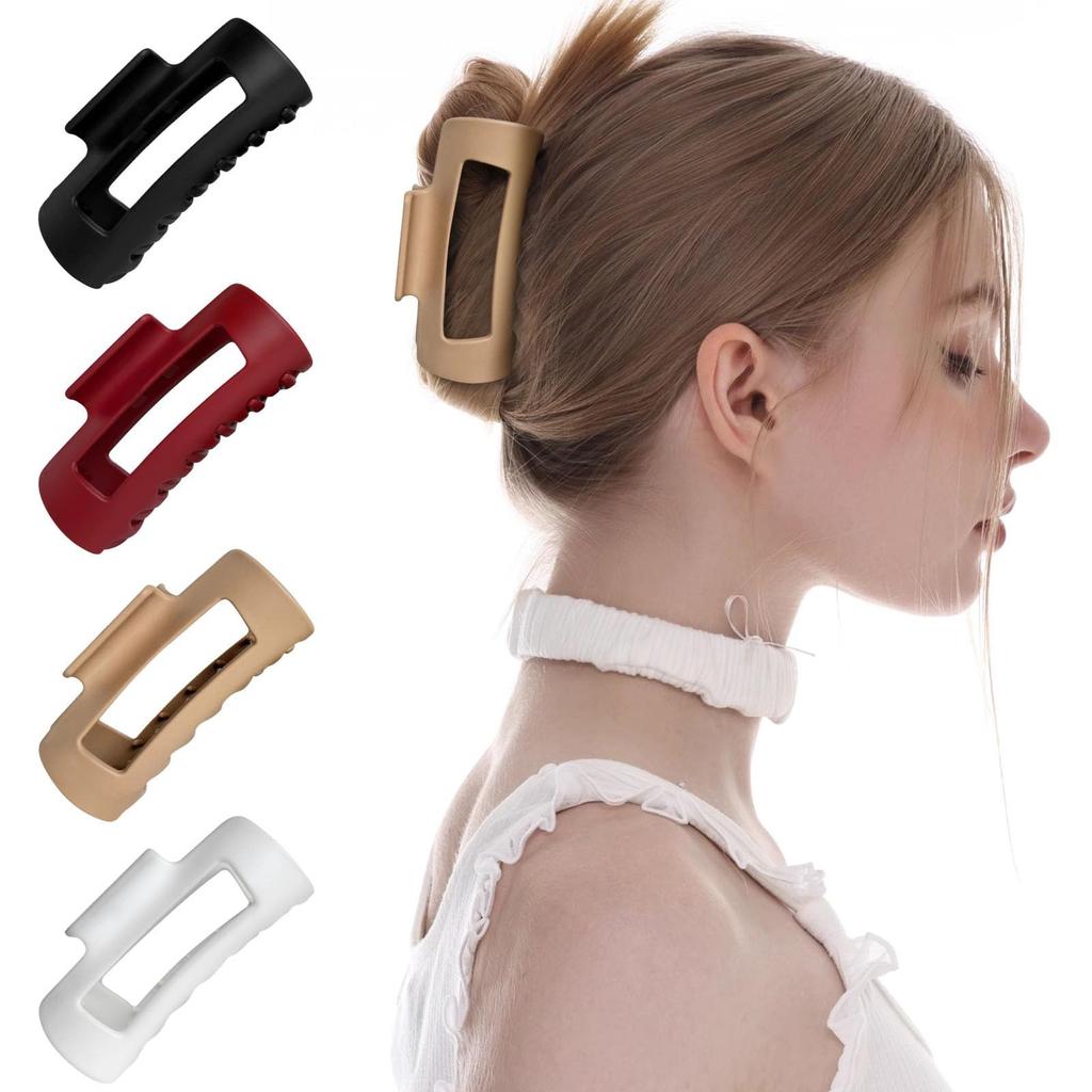 Soft Hair Clip For Women – Gentle Grip Clip, Non Slip, Scalp-Safe & Comfortable, Lightweight Large Hair Clip For Thick Or Fine Hair