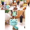 Animal Plush Cat Doll With Pp Cotton Filling For Bag Decoration And Gift