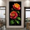 Diamantmosaik Blühende Blumen Große Größe DIY Diamantmalerei Vollbohrer Floraler Schmuck Kreuzstich-Kits Wanddekor
