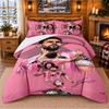 Gedrucktes 3-teiliges Bettwäsche-Set Lionel Messi Muster Bettlaken Kissenbezug Für Schlafzimmer Dekoration