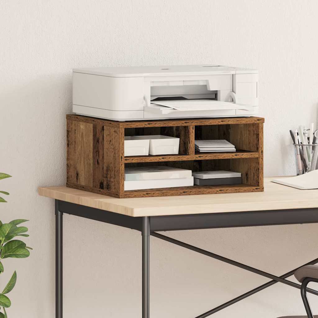 Desktop-Druckerhalter, Desktop-Aufbewahrungs- Und Dekorationsregal, Kleine Aufbewahrungsbox, 49x40x22,5 Cm,