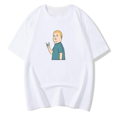 Der Haupttrend der King of The Hill-Familie, das Bobbyhill-Kurzarm-T-Shirt, hat den gleichen Stil wie Bobby Hill.