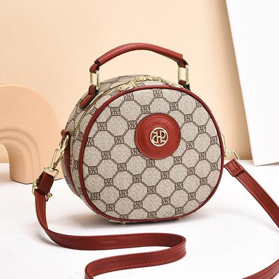 Women's Bag Summer Bag Women's 2025 New Trendy Fashion Versatile Round Messenger Bag High-end Portable Small Round Bag