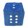 Plüschwürfelspielzeug, bequemes gefülltes Würfelspielzeugkissen für die Dekoration des Sofas zu Hause, OrnamentBlue