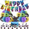 Fortnite Cake Topper Banner Flags for Birthday Party Decor