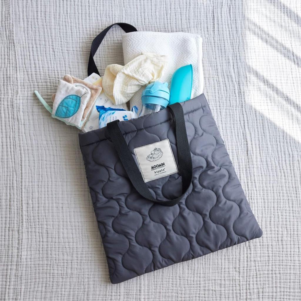 Moomin X Kippis Plenty of Lightweight Quilted Tote Bag BOOK Brand Space! (Takarajimasha Mook)