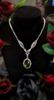 Gothic Vintage Ruby Jewelry Geometric Pendant Chain For Party Wear