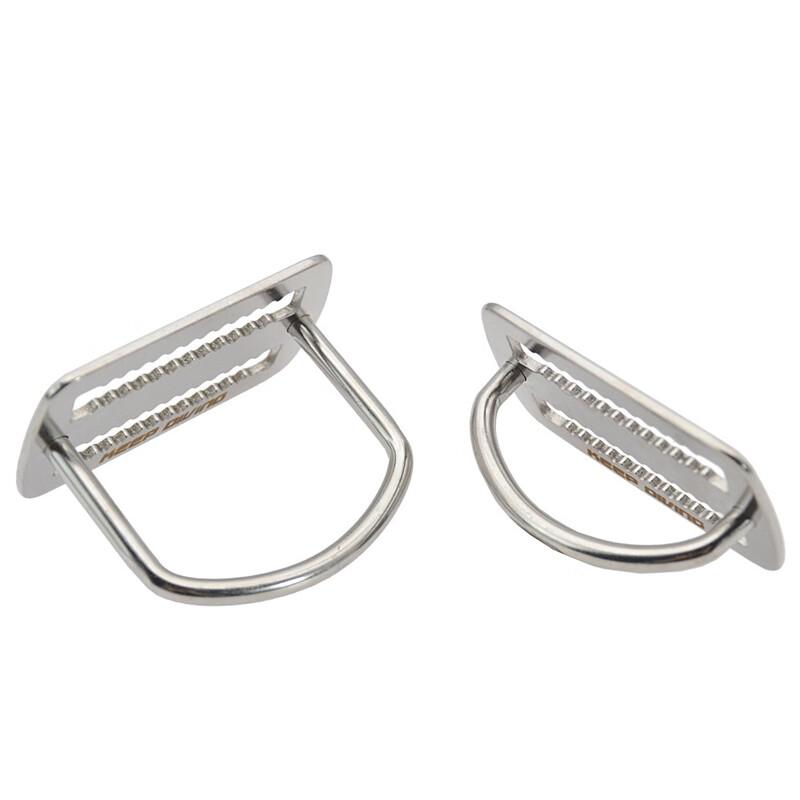Longchan 316 Stainless Steel Right-Angle D-Ring Belt Buckle