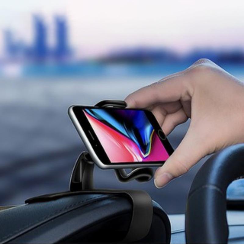 Universal Car Clip Phone Stand Rotatable GPS Dashboard Cell Phone Holder Mount Stand for iPhone Galaxy