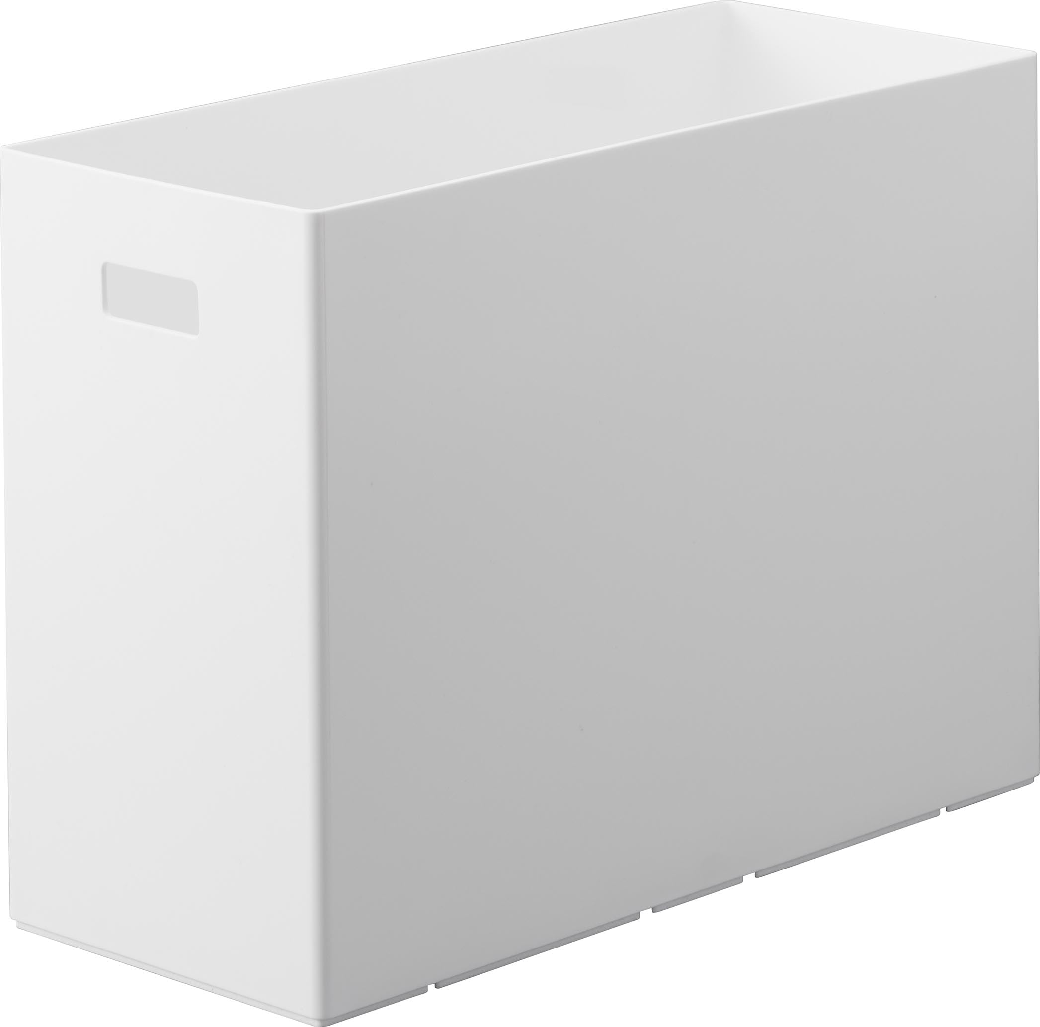 

Yamazaki Jitsugyo Storage Box with Lid for Wagon Additional Box L White W15 x D35 x H26cm Tower Storage Wagon with Casters Gap Storage 1969