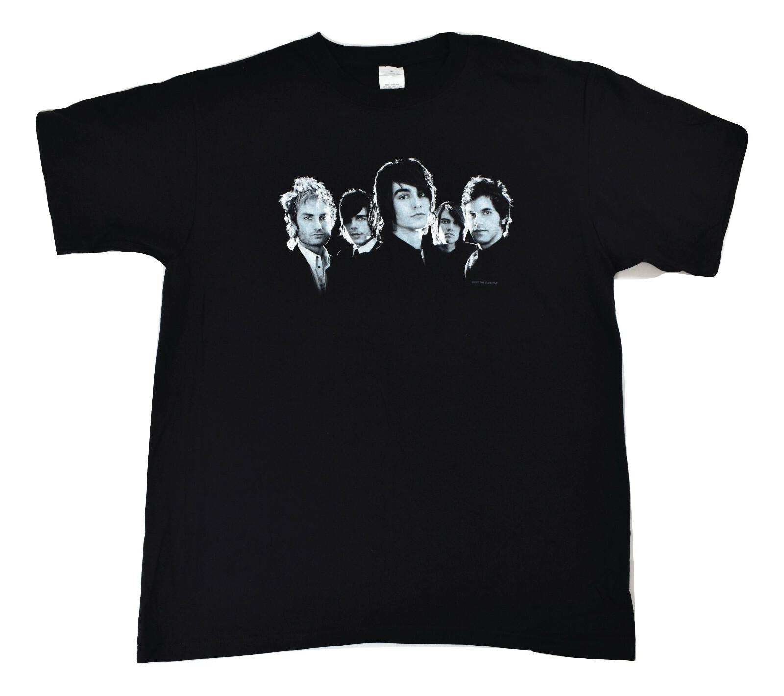 The Click Five 5 Band Modern Minds And Pastimes 2Sided Tour Shirt New XL S