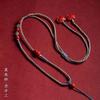 Hand-woven Cinnabar Pendant Cord, Neck Strap for Men and Women, Safety Buckle Necklace Cord, Jade Pendant Hanging Cord