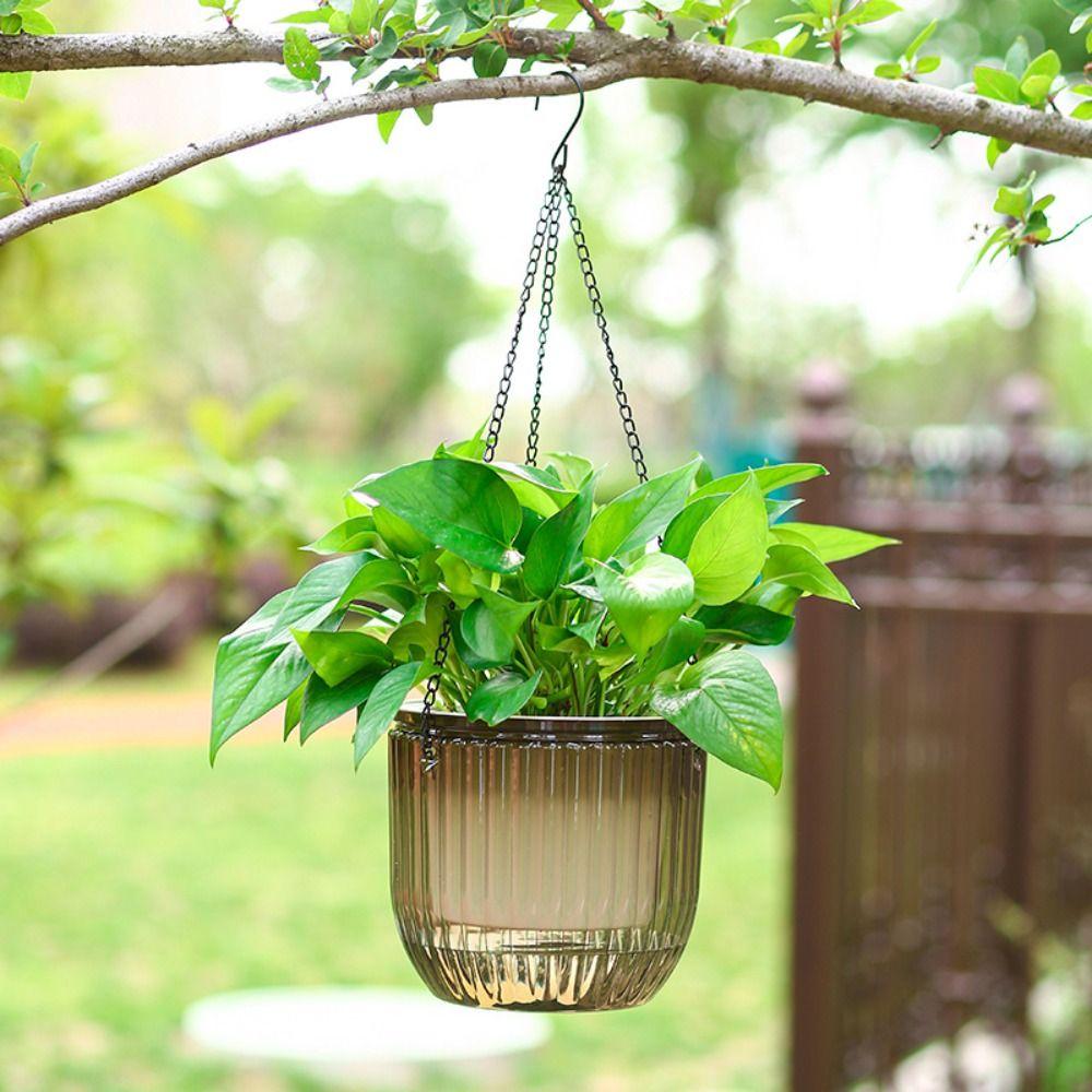 Plants Pot Flower Pot Hanging Basket Hanging Pot Thickened Vase Green Pineapple