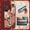 Back Cover Wristband Phone Case For UMIDIGI Bison X20 Shockproof Protective Lanyard Ring Kickstand Anti-dust Silicone