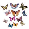 Butterfly Wall Stickers Home Bedroom Living Room Mirror Set Background