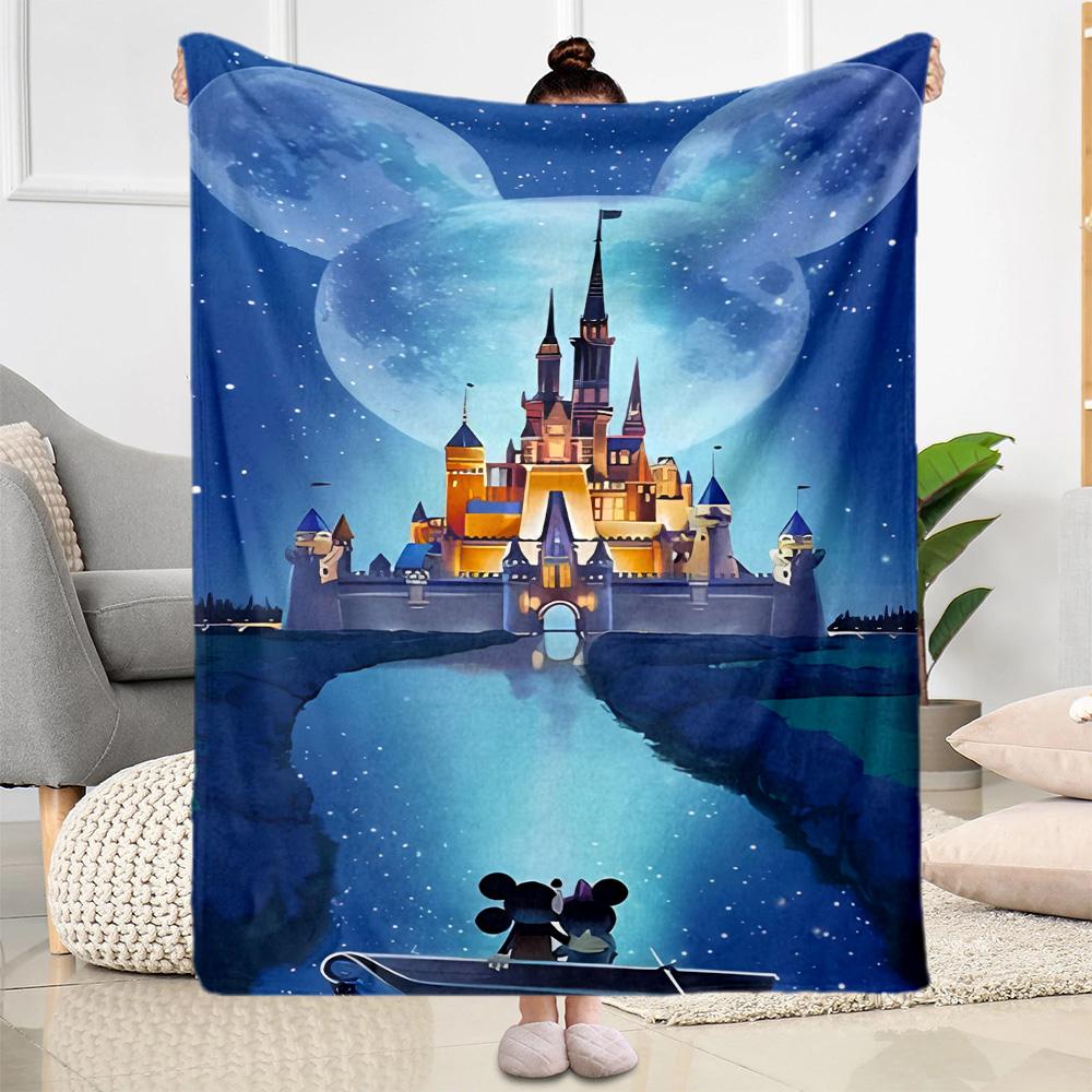 Castle In The Stars Flannel Blanket-Soft and Suitable for Sofas,Beds,Offices,Travel,All Seasons,Great Gift for Holidays and Birthdays.