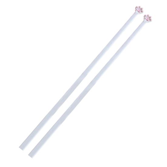 1/5 Pairs Cat Claw Chopsticks Set Cute Pink Paw Prints Non-Slip Sushi And Noodle Chopstick Reusable Cat Pattern Utensils for Cat Lovers