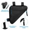 Bicycle Triangle Tool Kit Bag Front Tube Frame Saddle Storage Bag Waterproof Pouch Durable Bike Bag