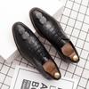 Large size leather shoes fashion trend men's shoes British style retro casual small leather shoes business dress