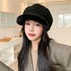 Women S Winter Octagonal Hat Large Brim Fashion Versatile Japanese Style
