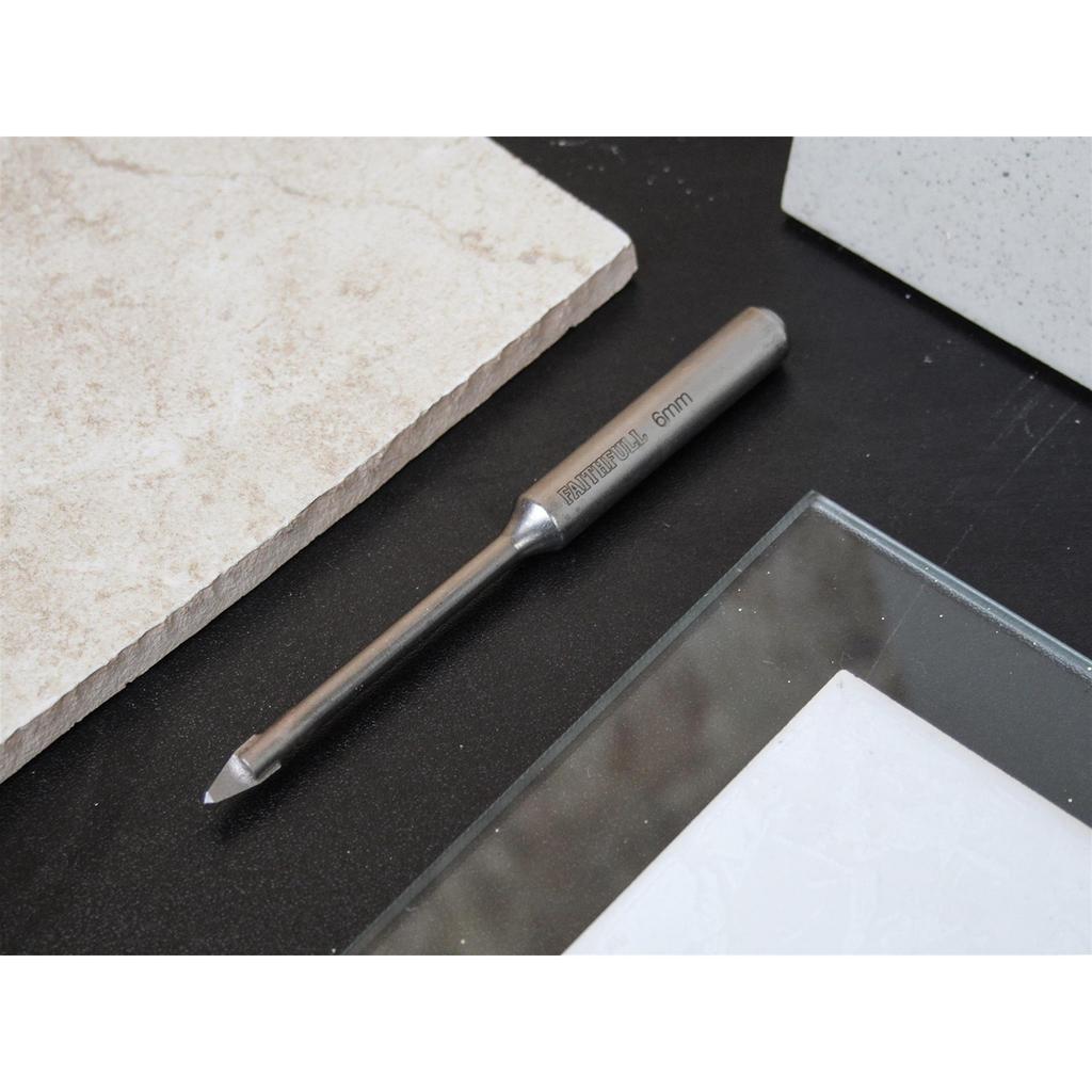 Faithfull Carbide Hard Tile & Glass Drill Bit