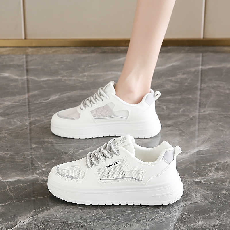 Fashion Flat-heeled Without Heel Women's Original Sneakers Walking Outdoor Boots White Sport Shoes Basquet Skor Sapatenos