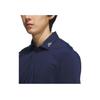 Adidas Twistknit Pocket Polo Shirt Comfortable Stylish Simple Short Sleeve Polo Men tops Navy-Blue JG1319