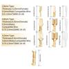 810pcs Spade Connector Set With Male/Female Terminals Comprehensive Stable Spade Terminals Set for Corrosions Resistance