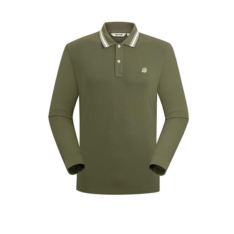 LAFUAMA Men's Autumn Long-Sleeve Polo Shirt