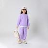 Kids' Autumn/Winter Hoodie & Sweatpants Set: Fleece-Lined Pullover for Boys & Girls