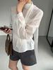 APOEM Sheer High Blouse (3C)