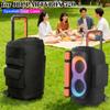 Speaker Carrying Case for JBL PARTYBOX 520 Double-Sided Speaker Storage Bag Wear Resist Zipper Portable Speaker Dust Case