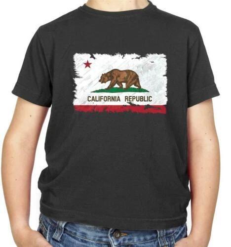 California Flag Kids T-Shirt - State of California - Bear - Sacrato 120