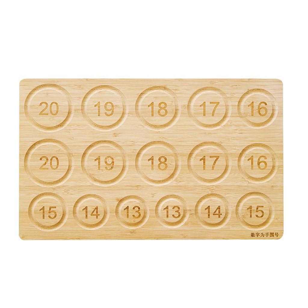 Wood Bead Board Bracelet Beading Organizer Jewelry Making Tray Workbench Size Measuring Plate Craft Tool Accessories