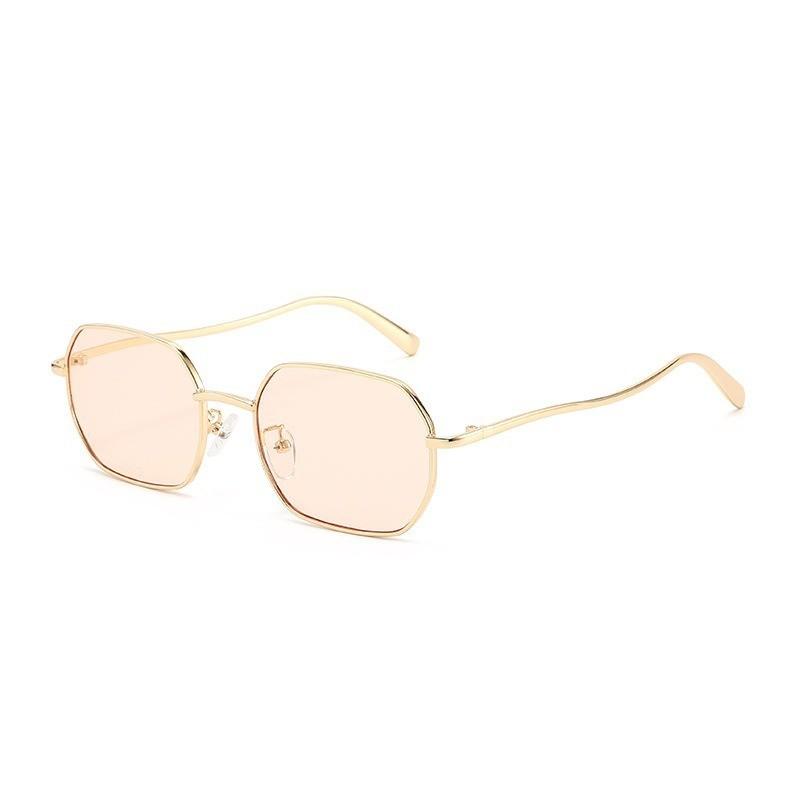 Hip Hop Geometric Sunglasses With Uv400 Protection For Outdoor Fashion Lovers