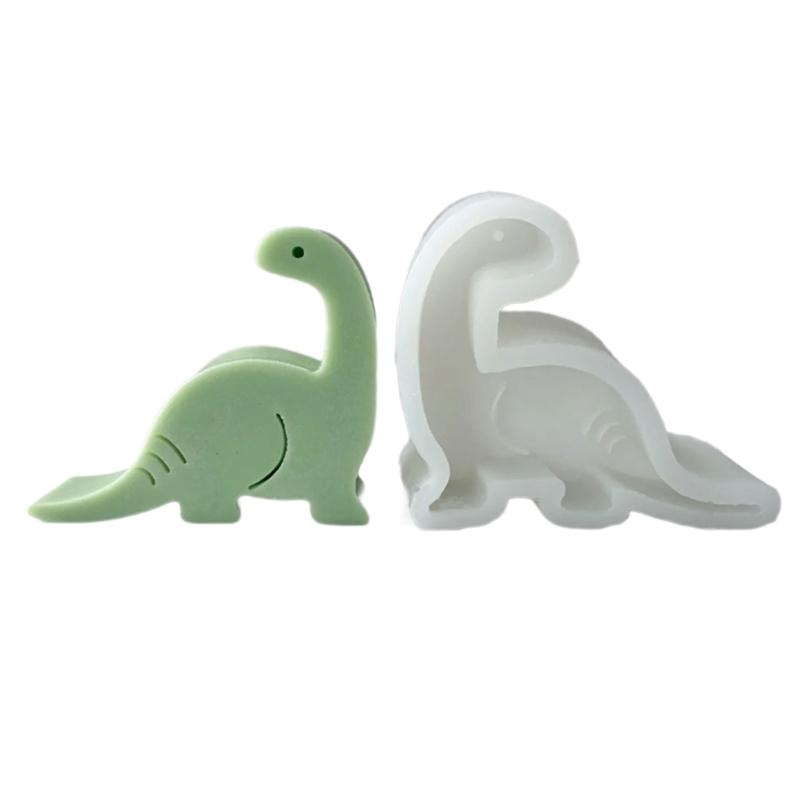 Dinosaur Candle Molds, Animal Theme Resin Molds for DIY Candle Soap Gypsum Ornaments Cake Fondant Decorations Baking