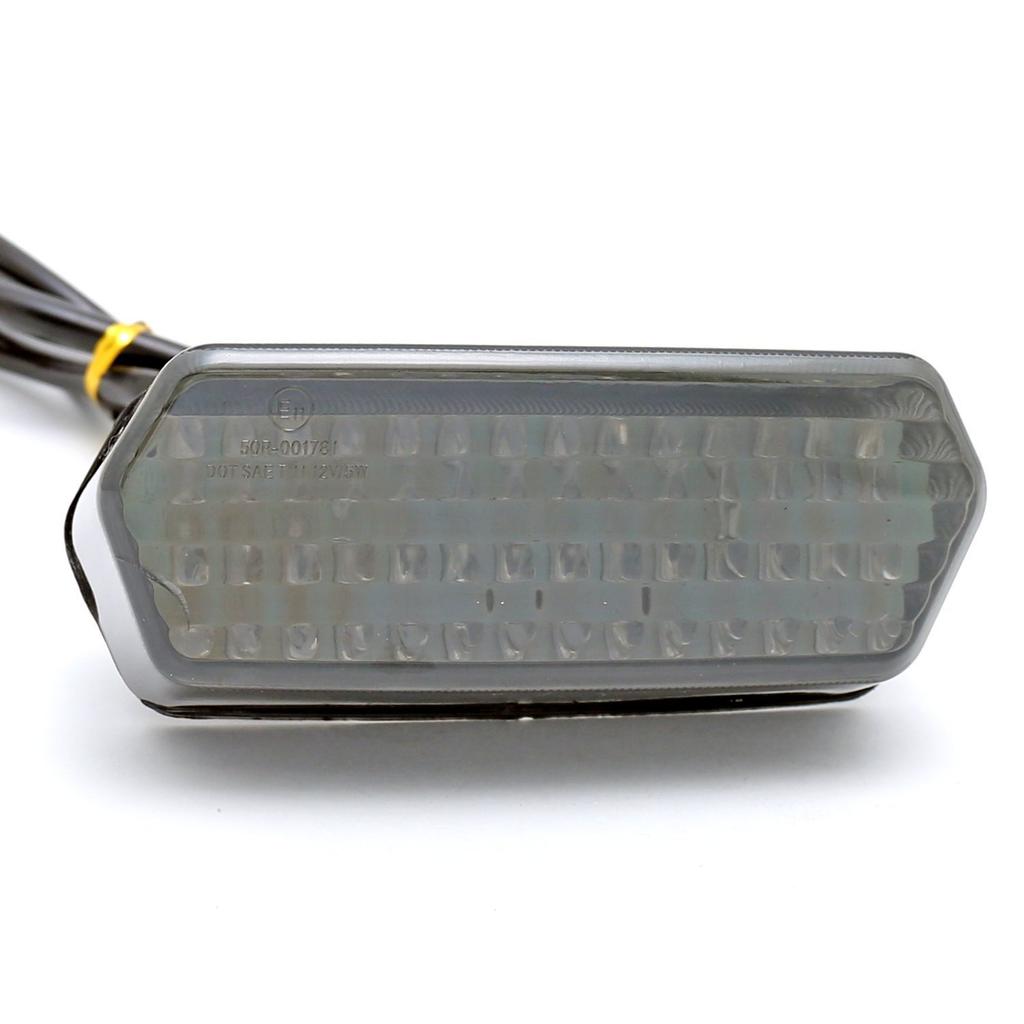 Nakira GROM GROM Tail Lamp with Turn Signal, MSX Tail Light CBR650F, CTX700, Nkr1051 (LED Smoke)