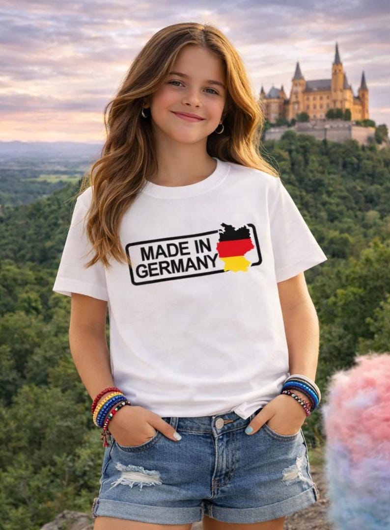 German Pride Kids T-Shirt: Made in Germany Graphic Tee 100