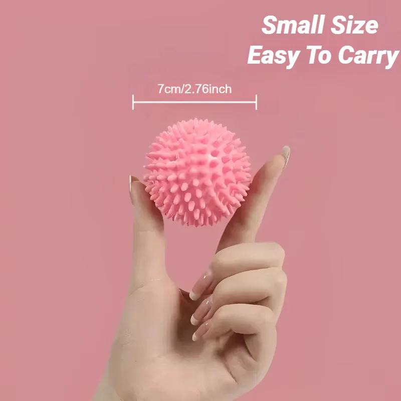 1PCS Spiky Massage Ball Exercise Hand Foot Pain Relief Plantar Relievers Muscle Soreness Release Massager Roller For Deep Tissue