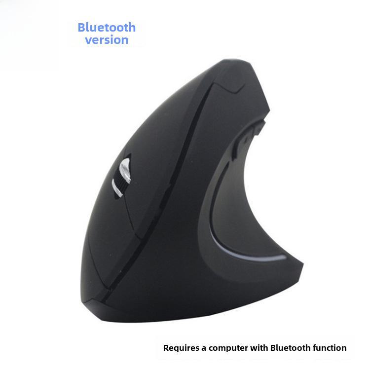 Wiederaufladbare vertikale kabellose Maus – beidhändiges Design, optisch, ergonomischer Griff
