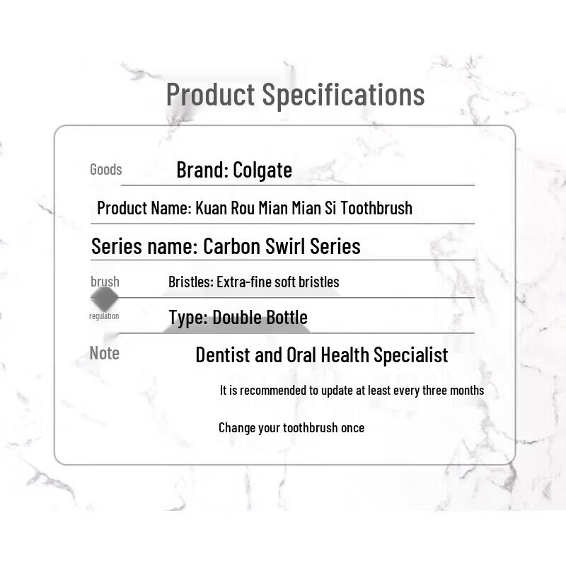 Colgate Carbon Spiral Soft Bristle Toothbrush (5 Twin Packs)