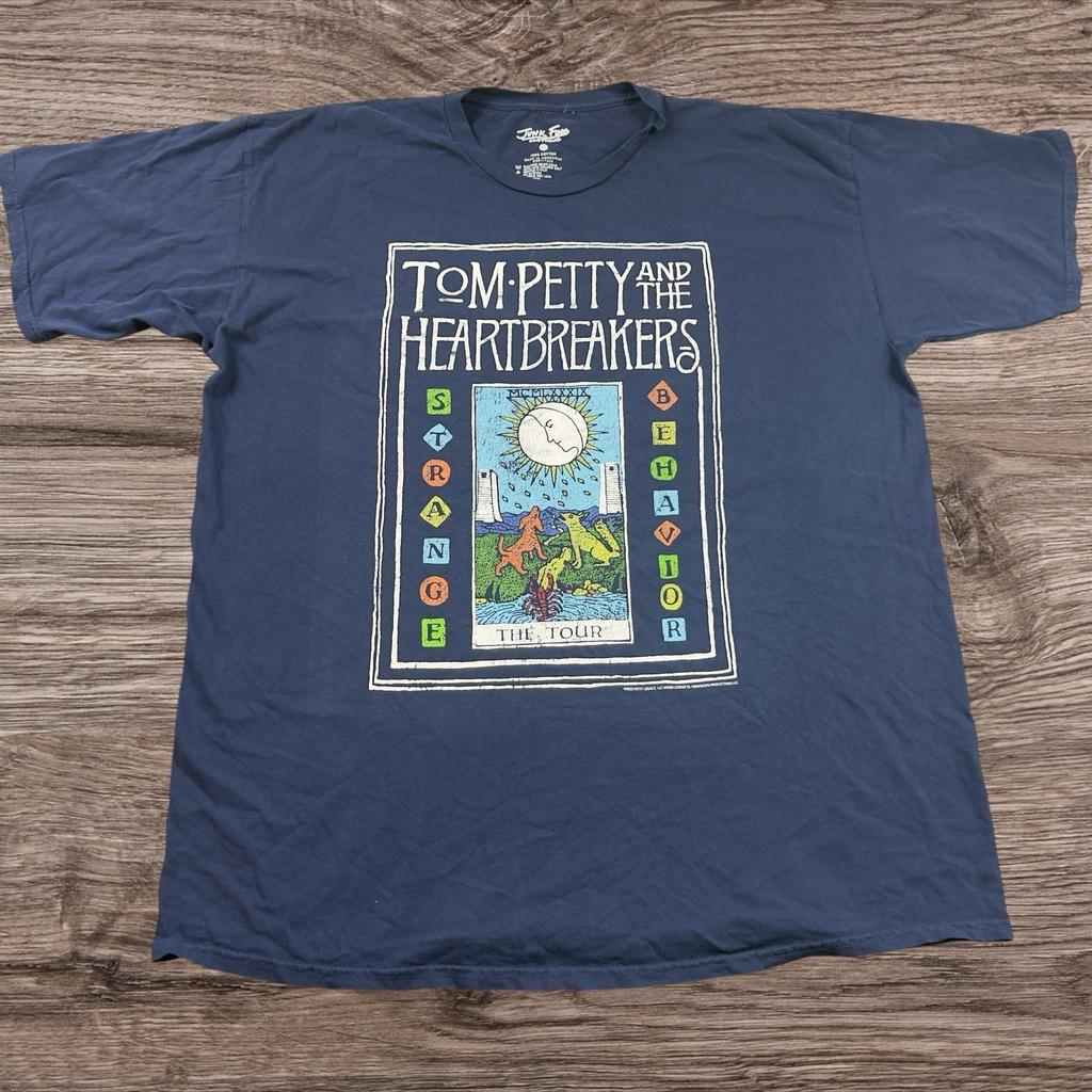 Tom Petty And The Heartbreakers / Retro Grafik Erwachsenengröße X-Large Unisex T-Shirt