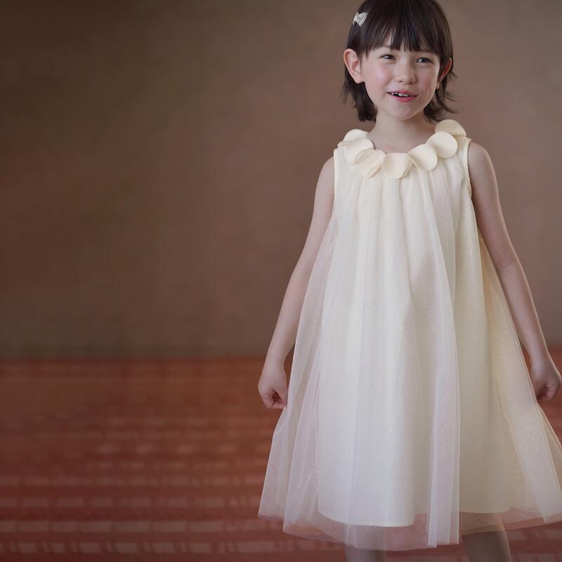 Girls' Sweet Sparkly Gauze Princess Dress