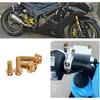 10/15/20/25/30/35/40/45/50/60 Titanium Bolt With Drilled Holes Hex Head Screws  Motorcycle