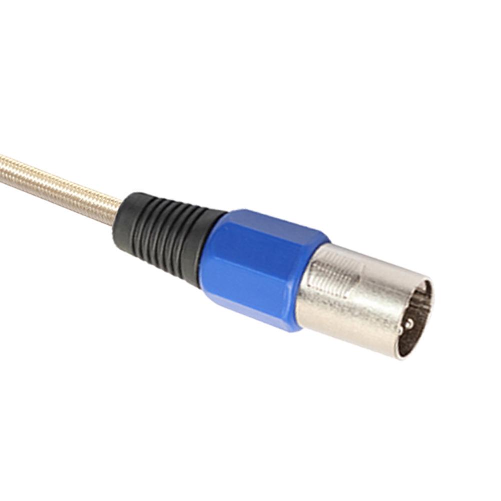 3-Pin XLR Male to Female Fiber Braided Audio Stereo Balance Extension Cable 3-Pin XLR Male to Female Fiber Braided Audio Stereo Balance Extension Cable