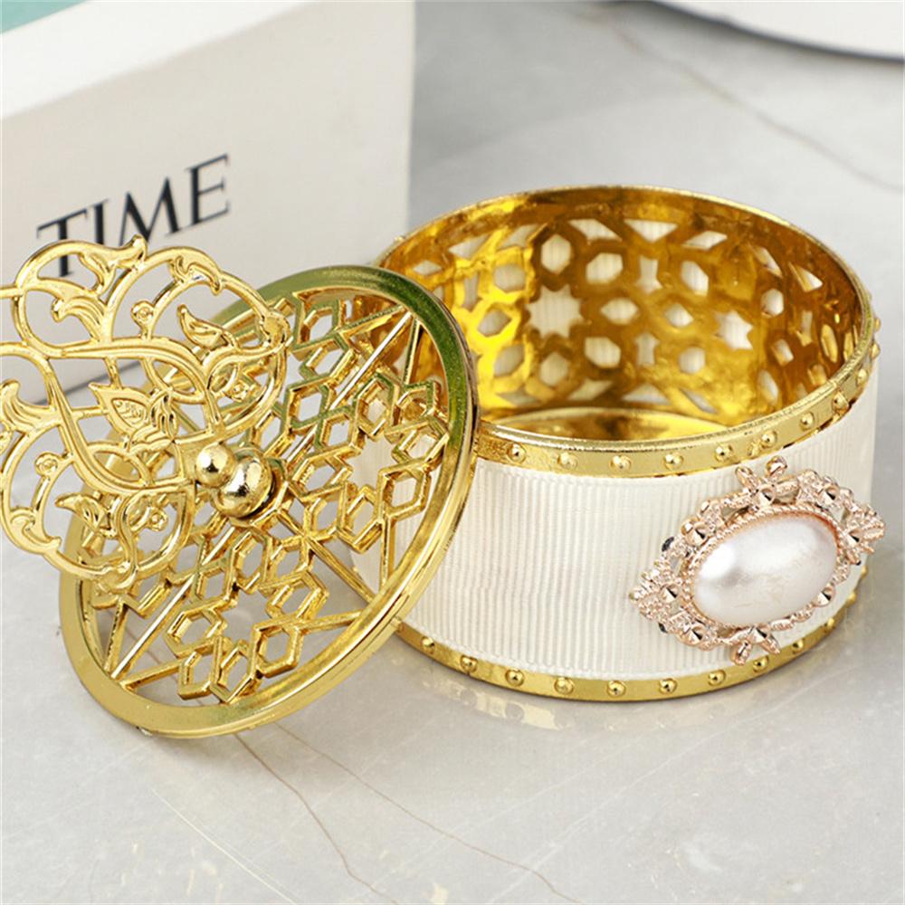 European Style Hollow Candy Box Gold Plastic Small Box Wedding Party Gift Box Baby Shower Gift Box