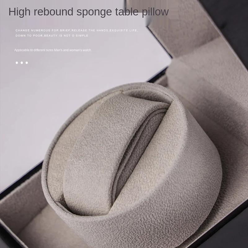 

W125 Automatic Single Watch Electric Rotating Box Watch Leather Display Box Black W125B/EU Plug