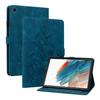 For Samsung Galaxy Tab A8 10.5 (2021) (SM-X200;SM-X205).PU Leather Exquisite Floral Embossed Design Tablet Case