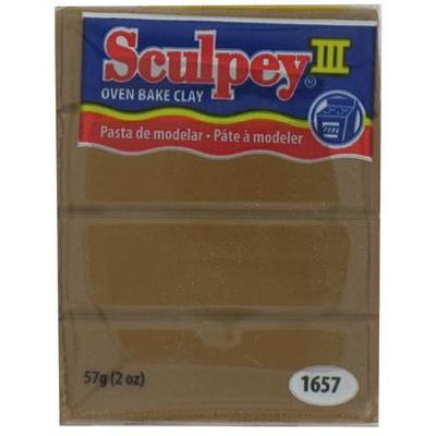Polymer Clay - Sculpey III - Hazelnut - Oven Bake - Ideal for Figurines and Jewelry